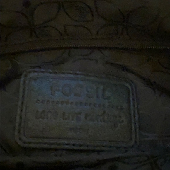 Black leather Fossil handbag - Picture 6 of 6
